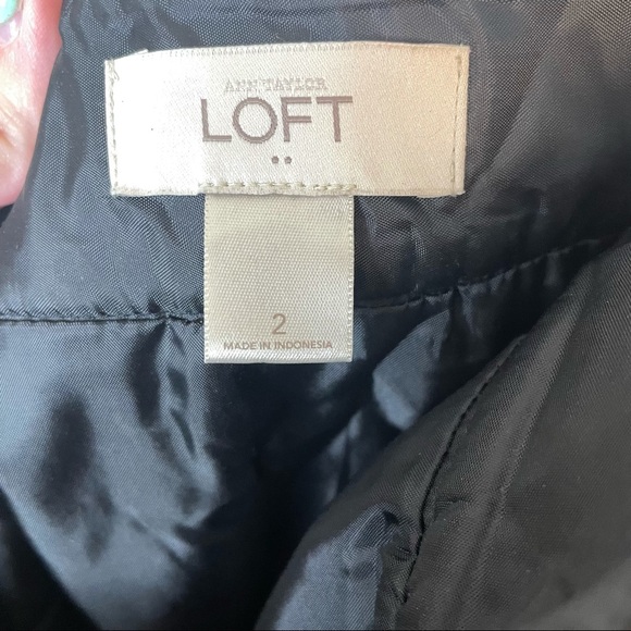 the LOFT Houndstooth Schoolgirl Style Y2K Mini Pencil Skirt Size 2 - Picture 8 of 8